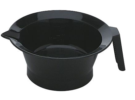 SIBEL Recipiente para tintar con Anillo de Goma Negro