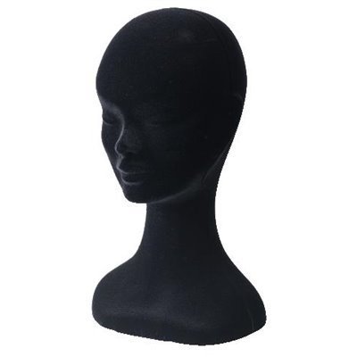 [4490409-DESC] Cabeza Terciopelo Negro porexpan