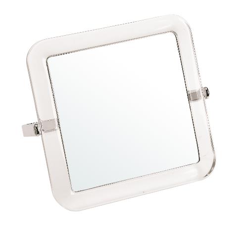 [P002281] SIBEL Espejo Cuadrado Coco 5x aumento